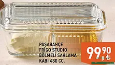 PAŞABAHÇE FRİGO STUDİO BÖLMELİ SAKLAMA KABI 480 CC